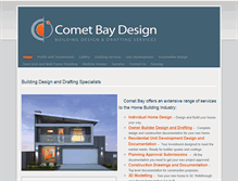 Tablet Screenshot of cometbaydesign.com.au